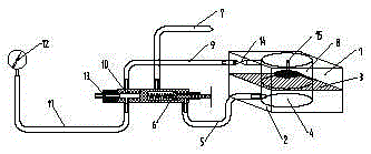 A gas detector for disposable intravenous infusion needles