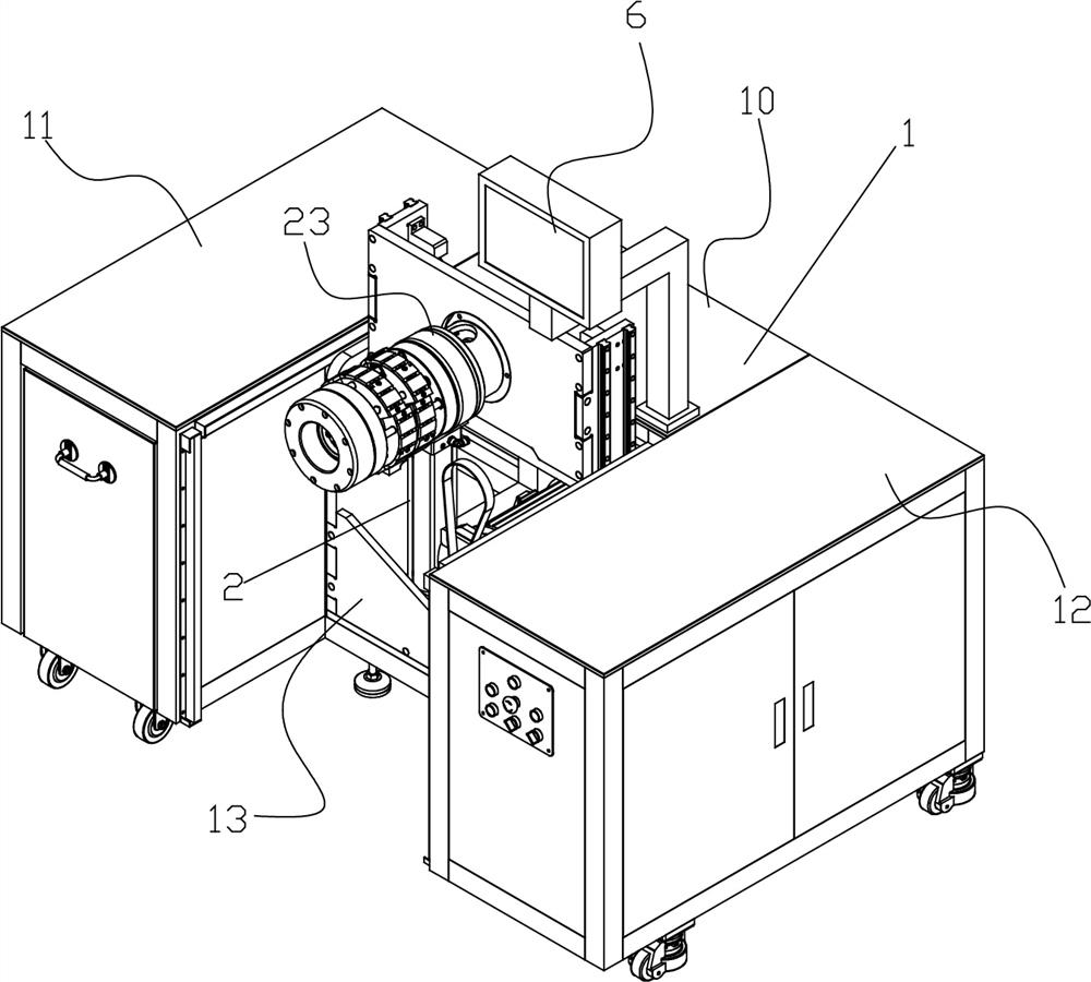 Detection mechanism of range hood equipment assembly