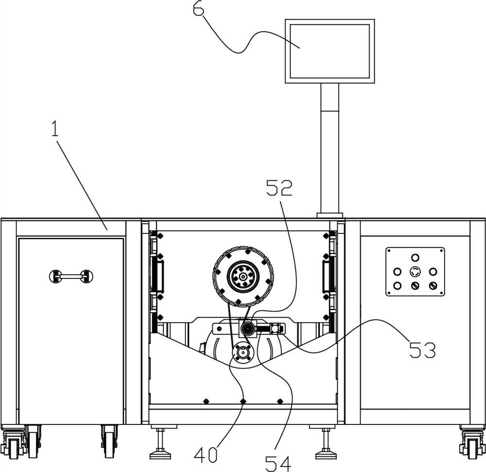 Detection mechanism of range hood equipment assembly