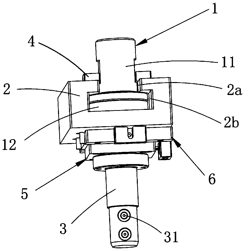An automatic straightening mechanism used on a bushing press-in machine