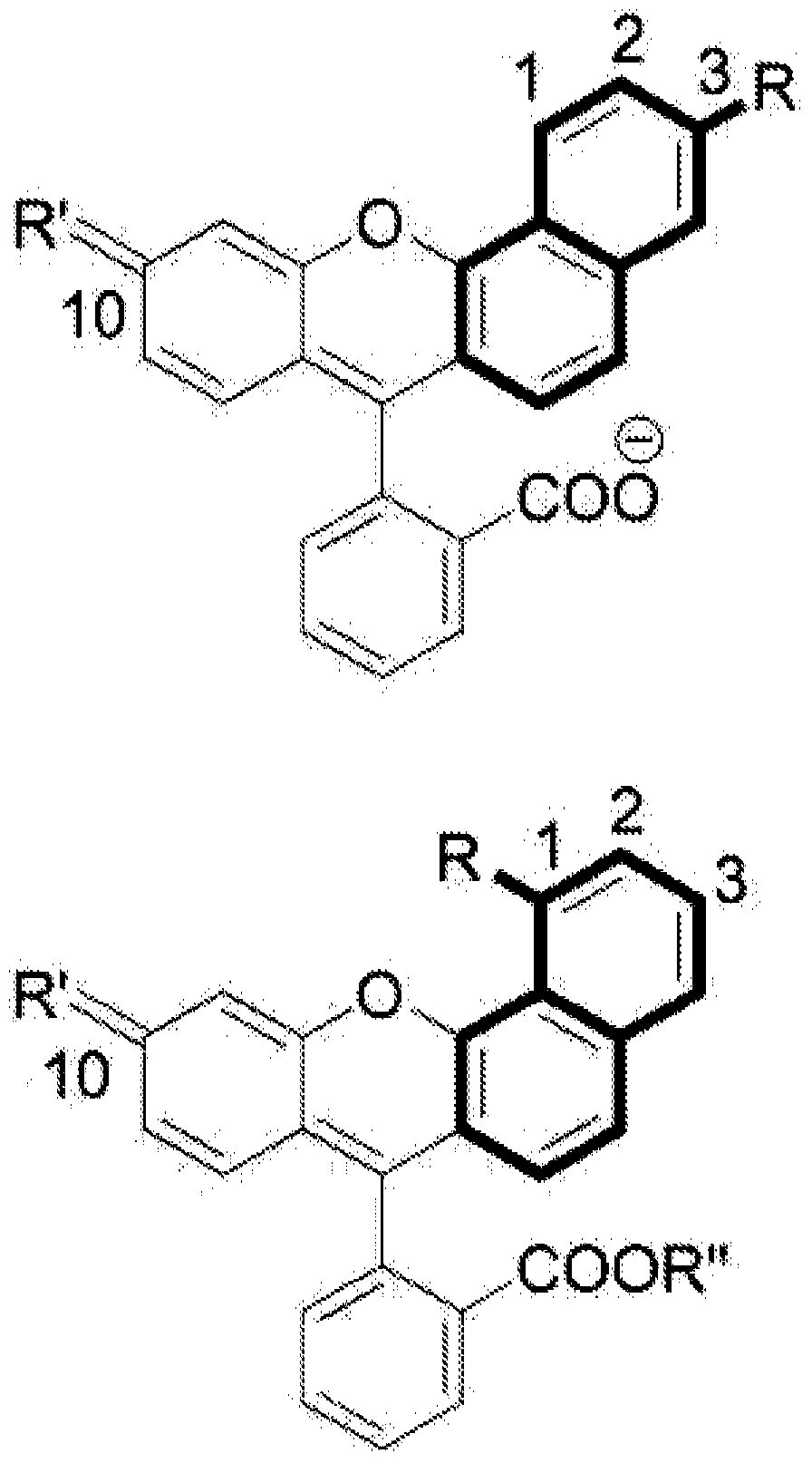 Analyte detection using near-infrared fluorophores