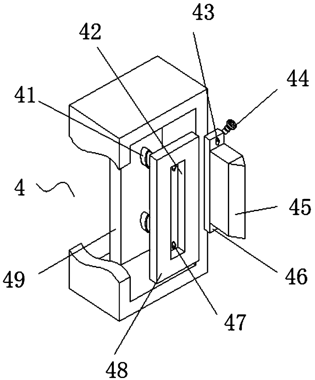 Film cutting mechanism of film winding machine