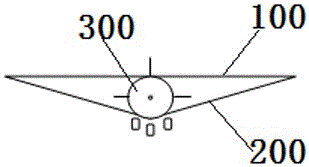 An aircraft wing with an aerodynamic layout and an aircraft using the same