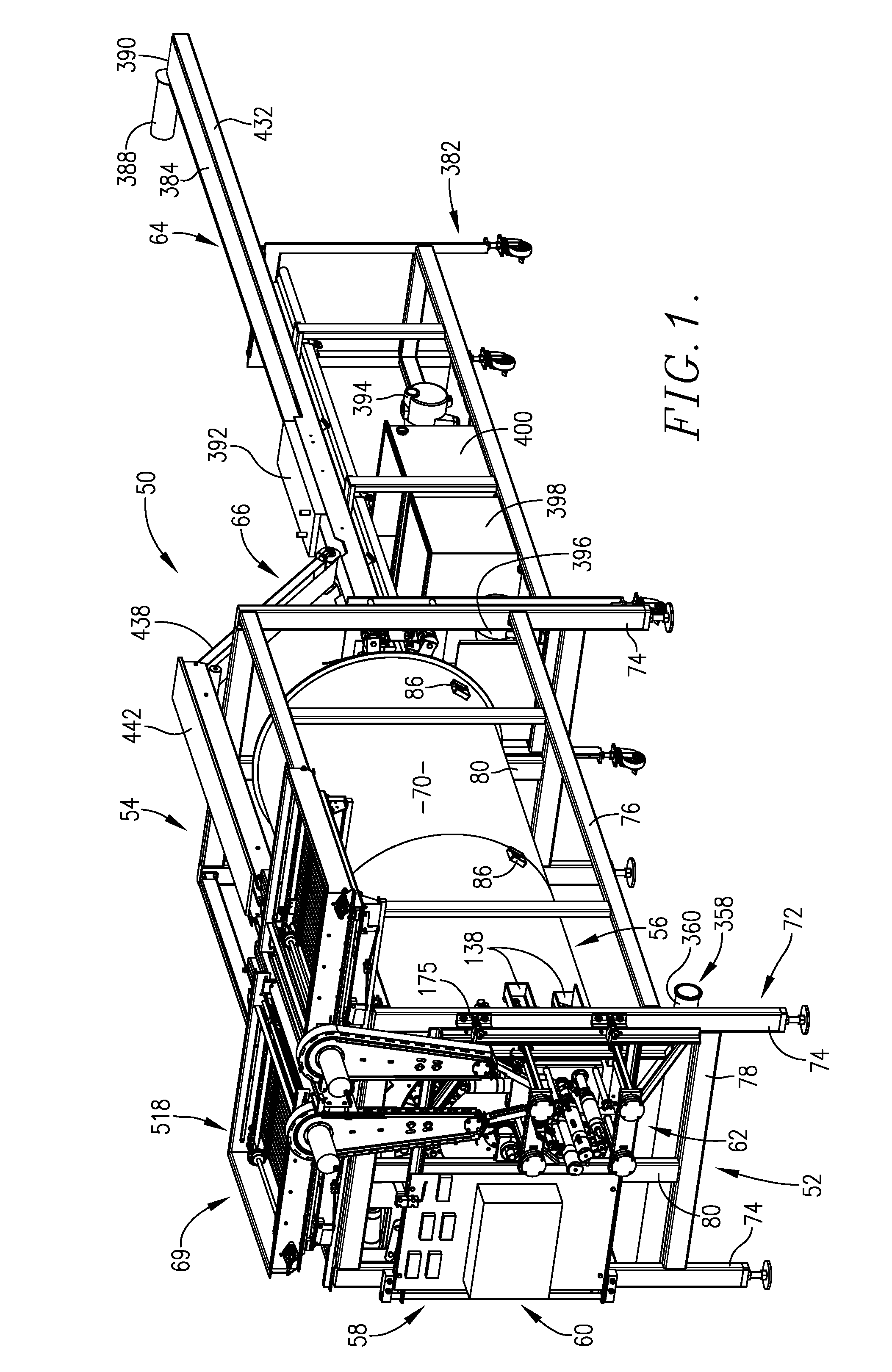 Method and apparatus for production of elongated meat products without casings