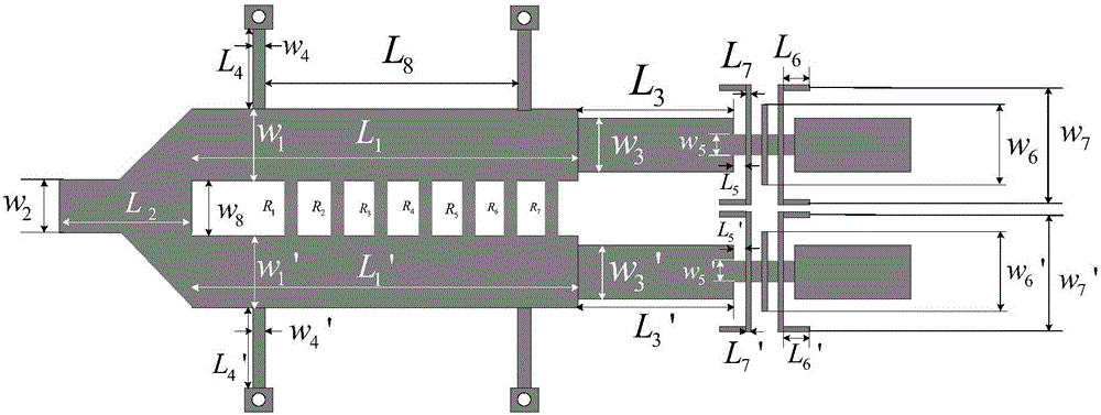 Ultra wide-band filter response power divider