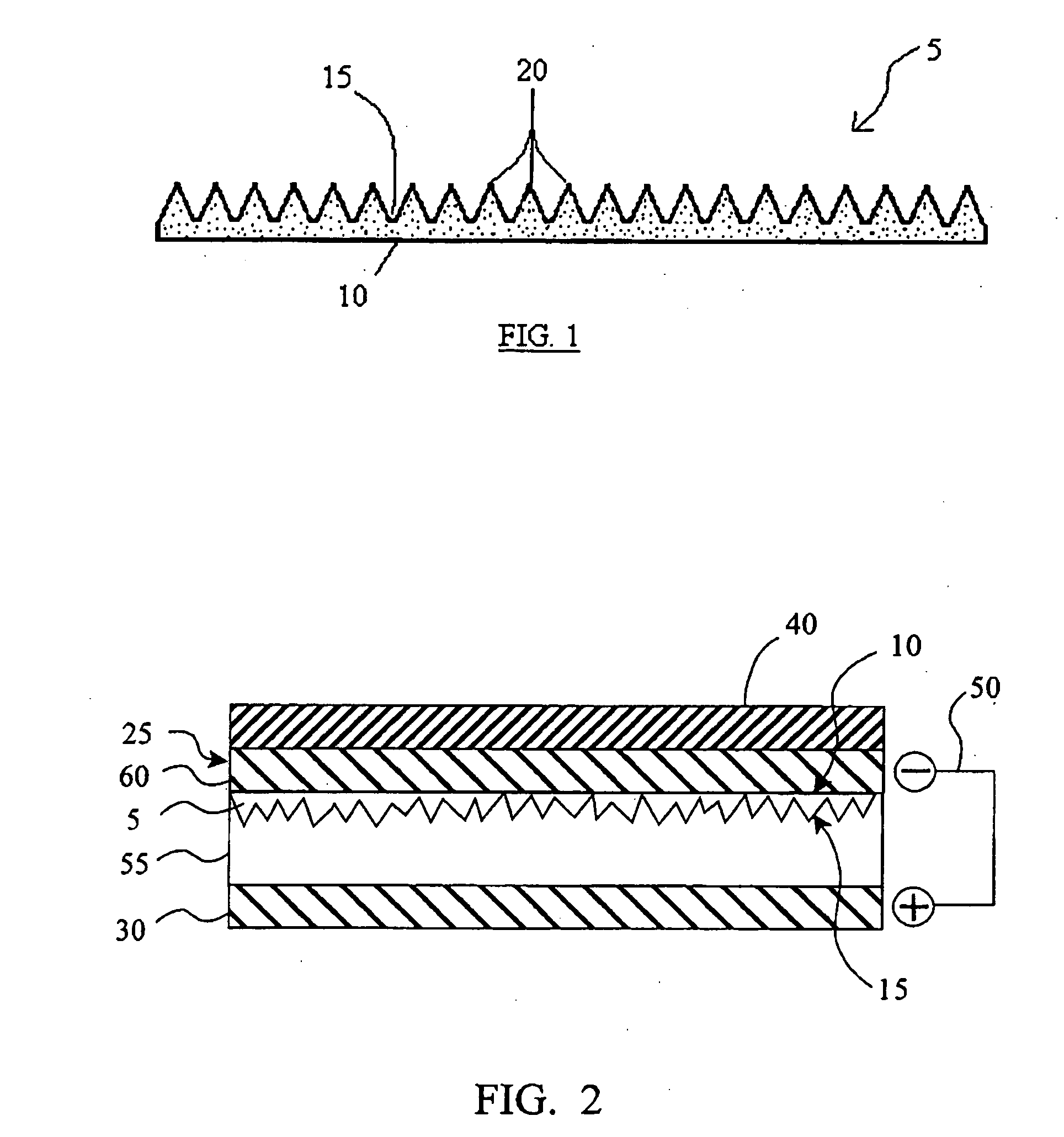 Layered amorphous diamond materials and associated methods for enhanced diamond electroluminescence