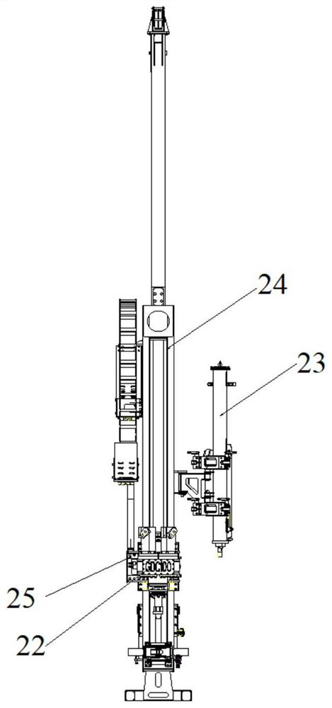 Full-hydraulic geological prospecting drill carriage