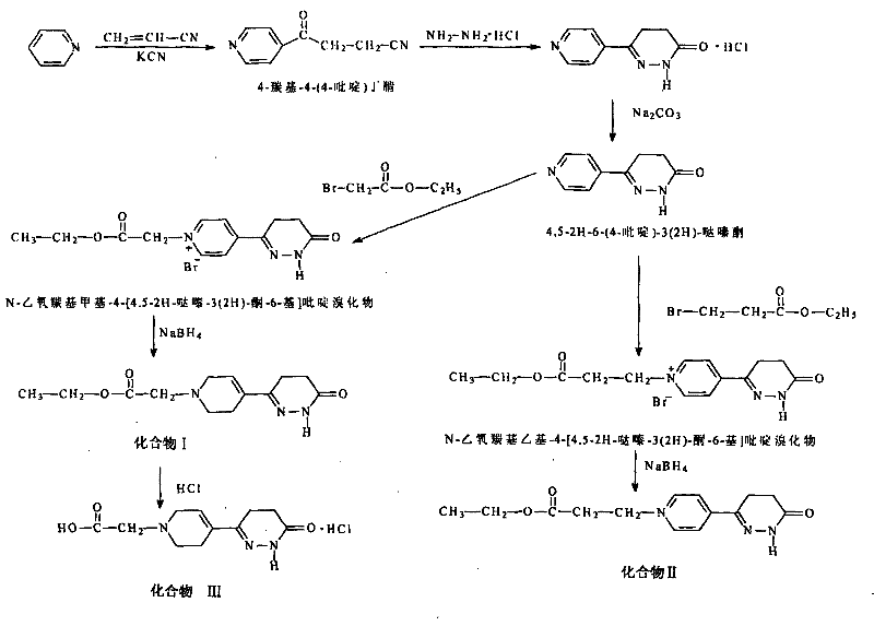 Pyridazinone derivative and synthetic method thereof