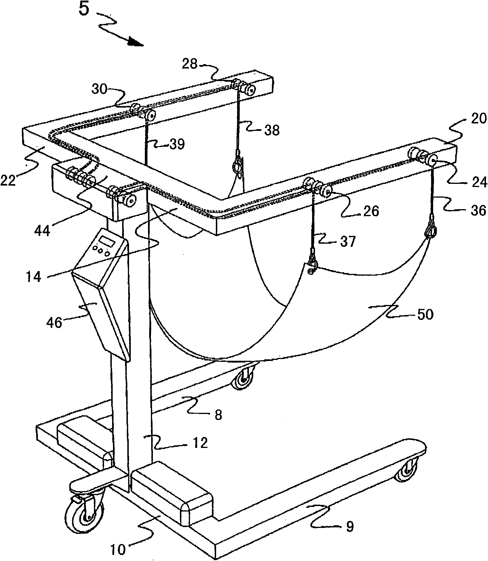 Improved patient lifting apparatus