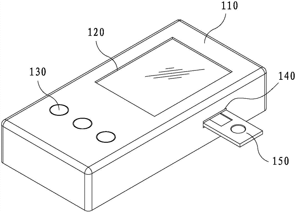 Test cassette reading device and reading method thereof