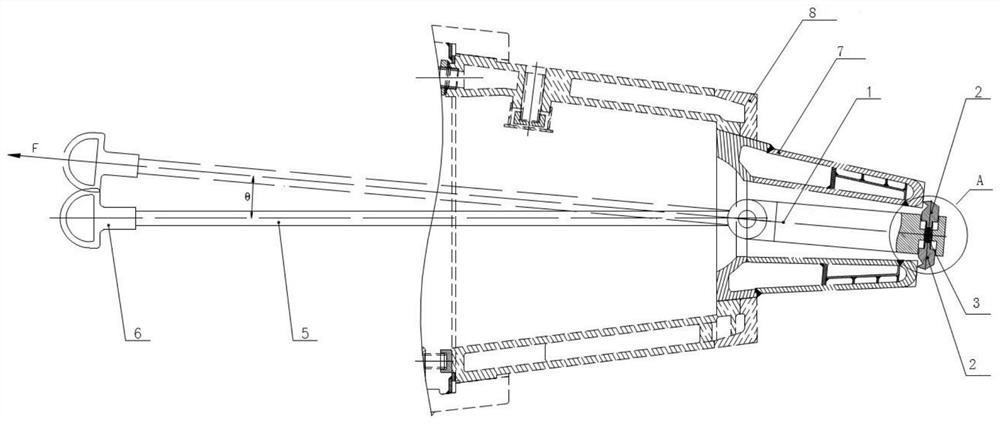 Dismantling mechanism and dismantling method for small tuyere cover