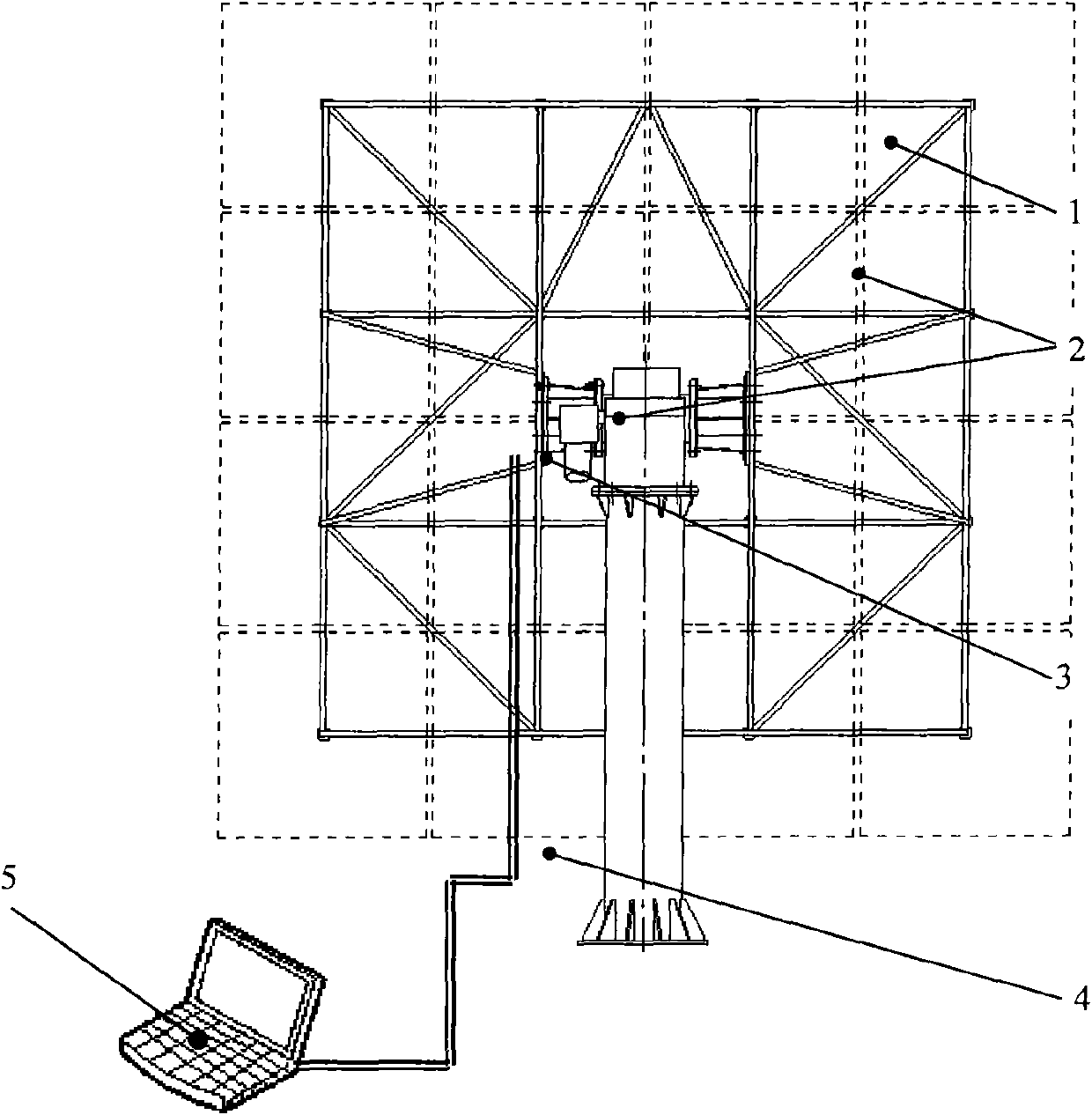 Azimuth-elevation tracking method of heliostat with reflecting mirror surface deviated from rotating center