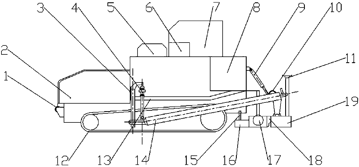 Crawler paver with preheating function and method thereof