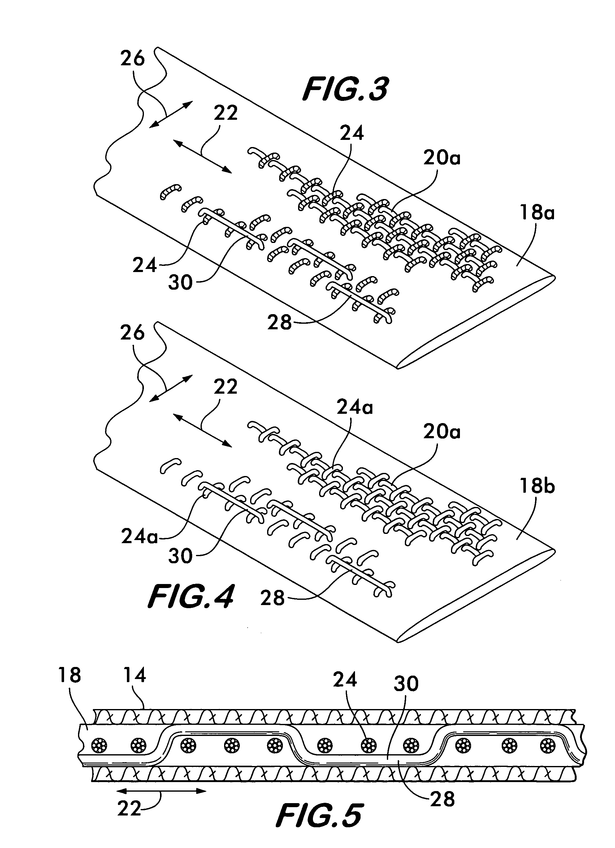 Low-friction pull tape