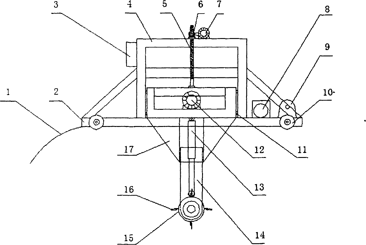 Double-lifting-deep-groove automatic roller turning machine