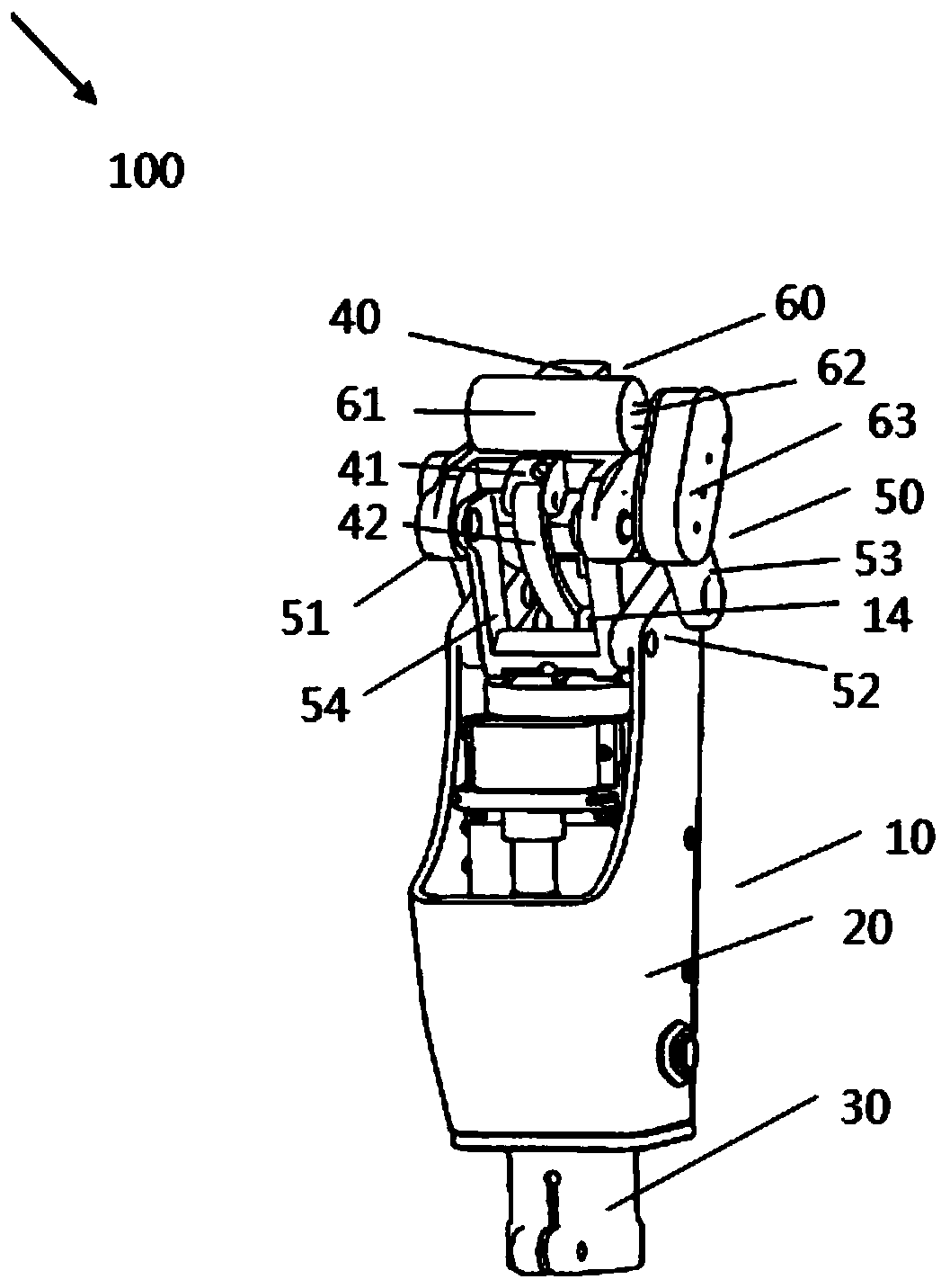 A hydraulic four-link prosthetic knee joint with active and passive hybrid control