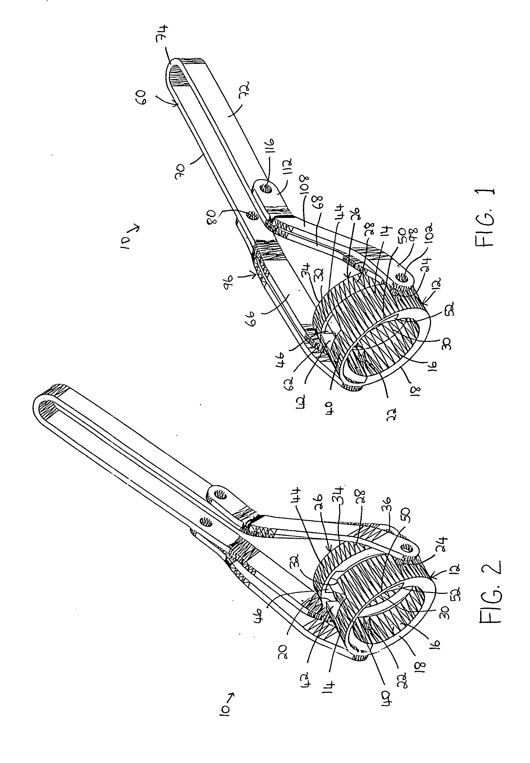 Clamp connection and release device