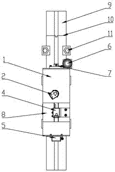 Multi-parameter detection system and method of T-shaped elevator guide rail