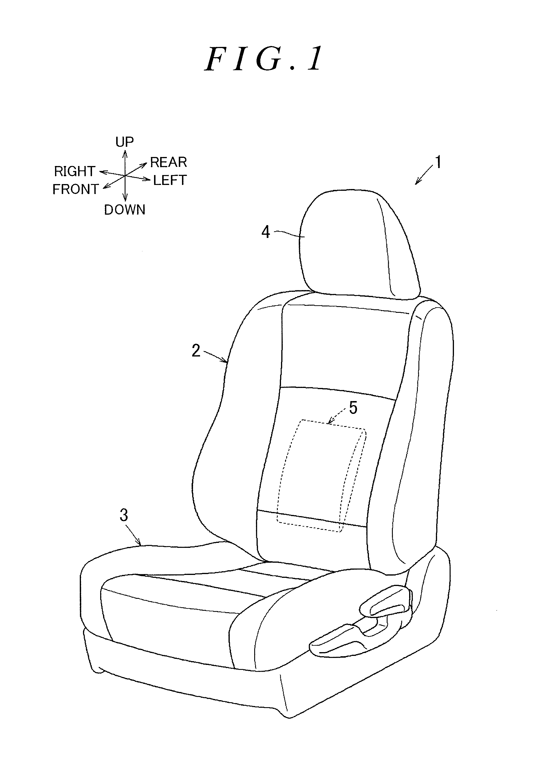 Support device for vehicle seat
