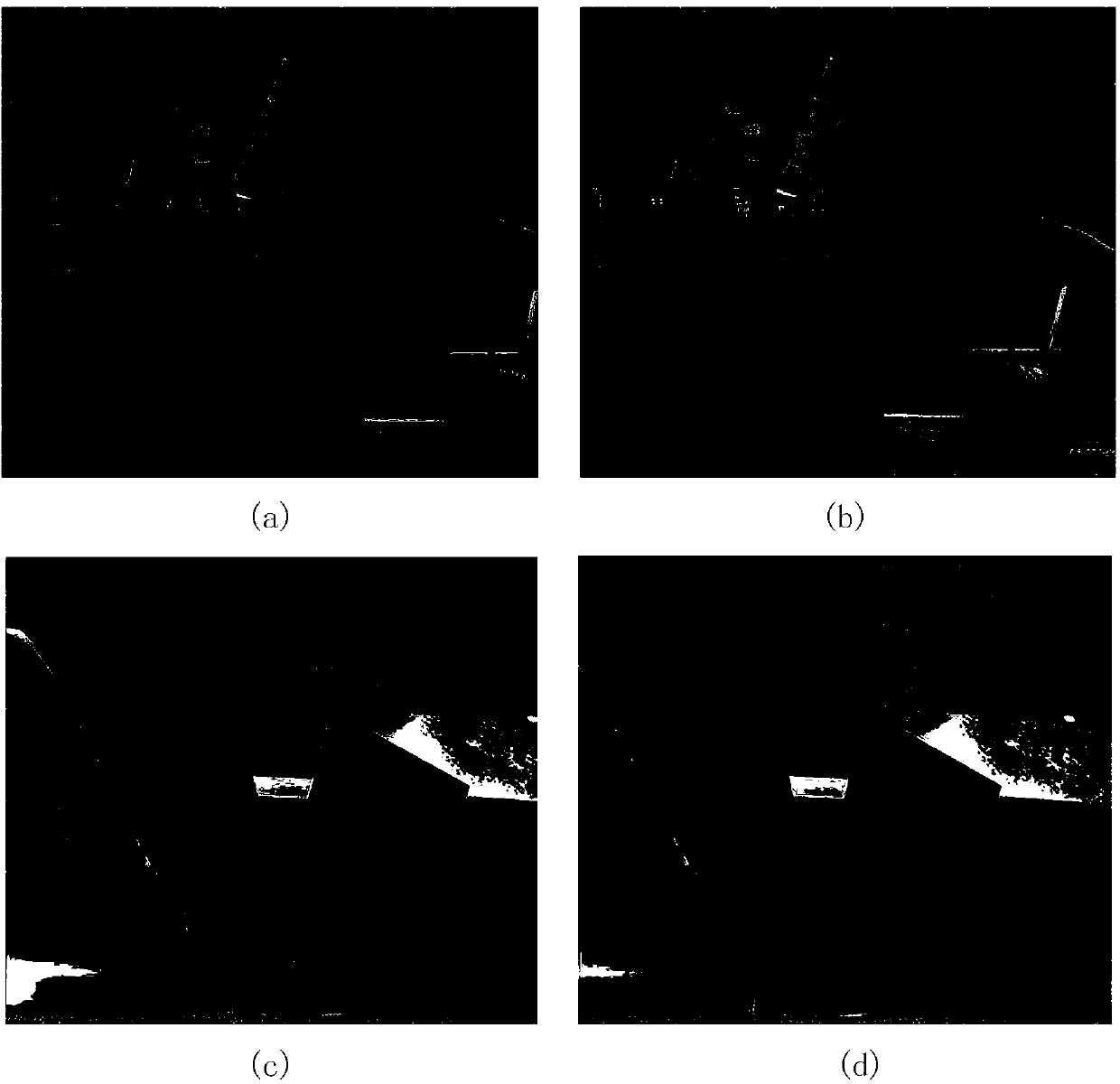 Parallax image correcting method based on image segmentation and credibility