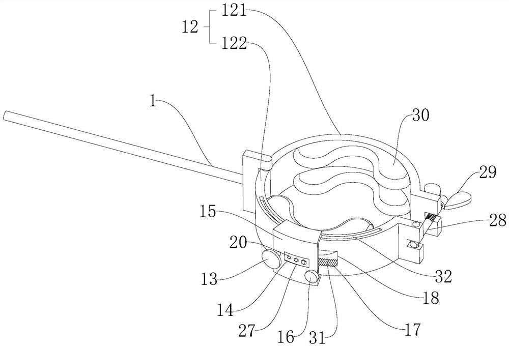 Auxiliary drilling device for rapid positioning of carpal and distal forearm surgery