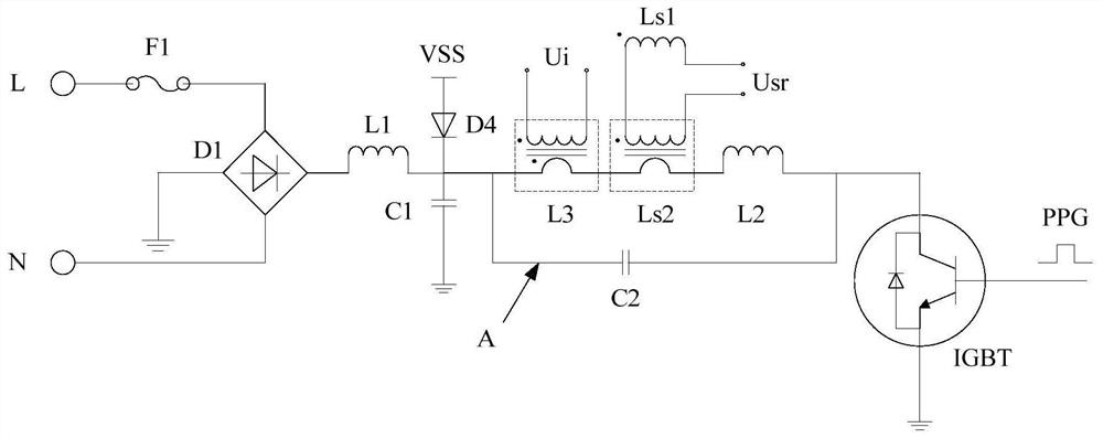 Heating temperature measurement circuit and temperature detection method thereof, cooking device and storage medium