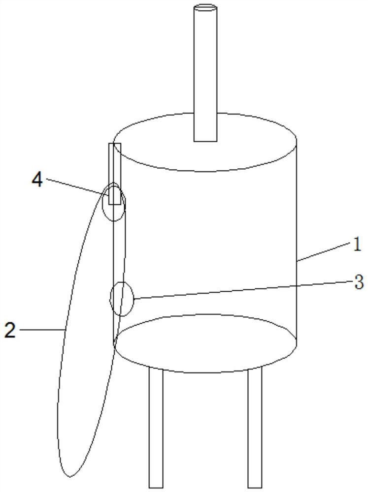 Ash tank with residual ash amount real-time detection function