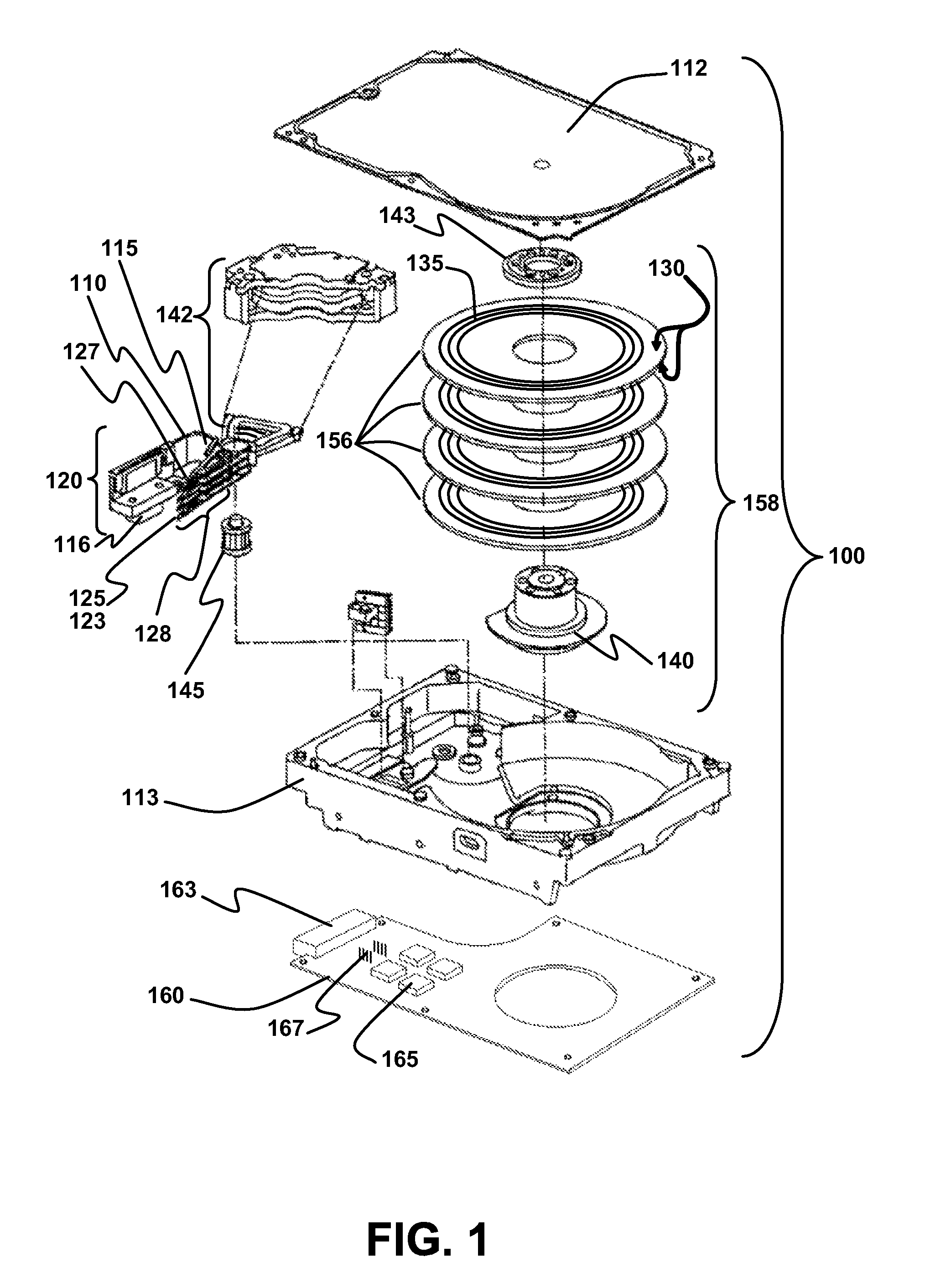 Symmetrically tapered constrained layer damper for a flex cable assembly for a hard disk drive