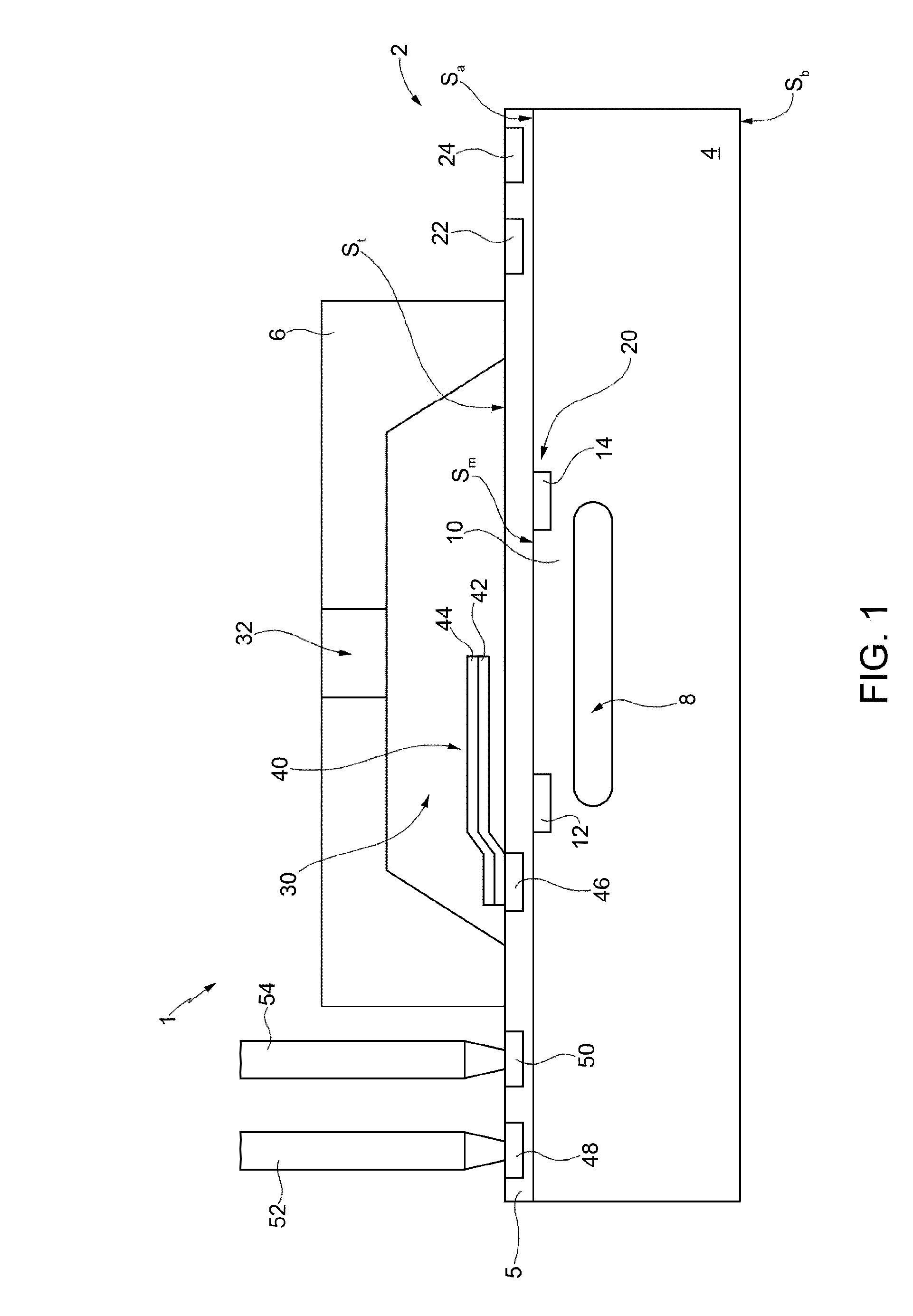 Microelectromechanical sensing structure for a pressure sensor including a deformable test structure