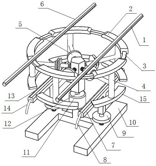 A circular rotating "receiving-returning" system suitable for rail transit