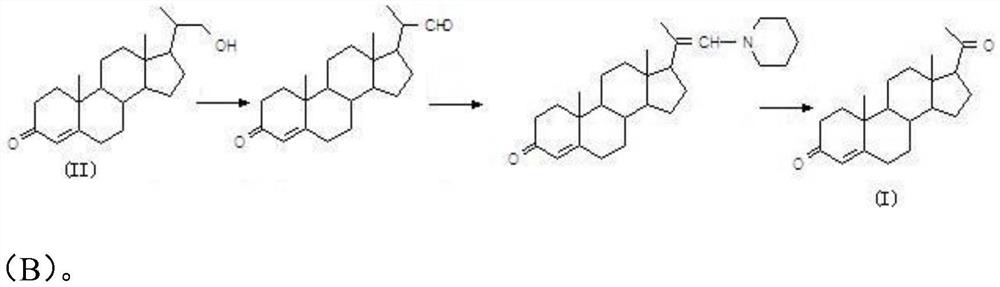 A kind of synthetic method of progesterone