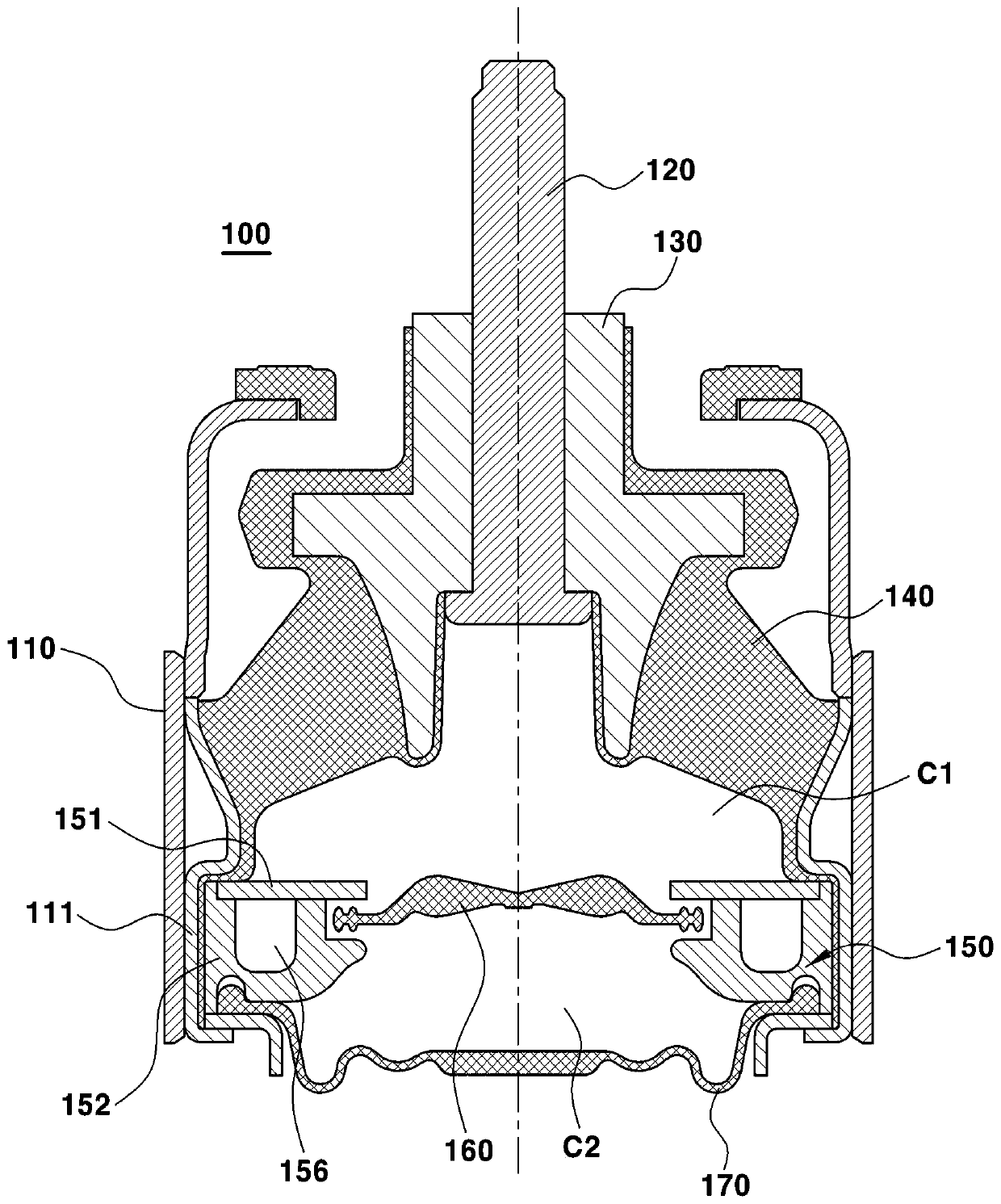 Hydraulic engine mount