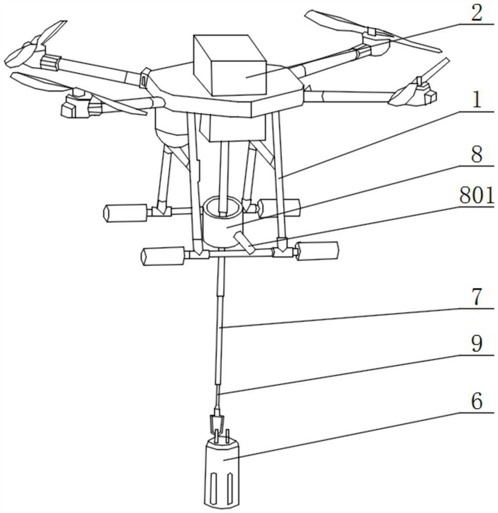 Water quality on-line monitoring unmanned aerial vehicle with wireless digital image transmission module
