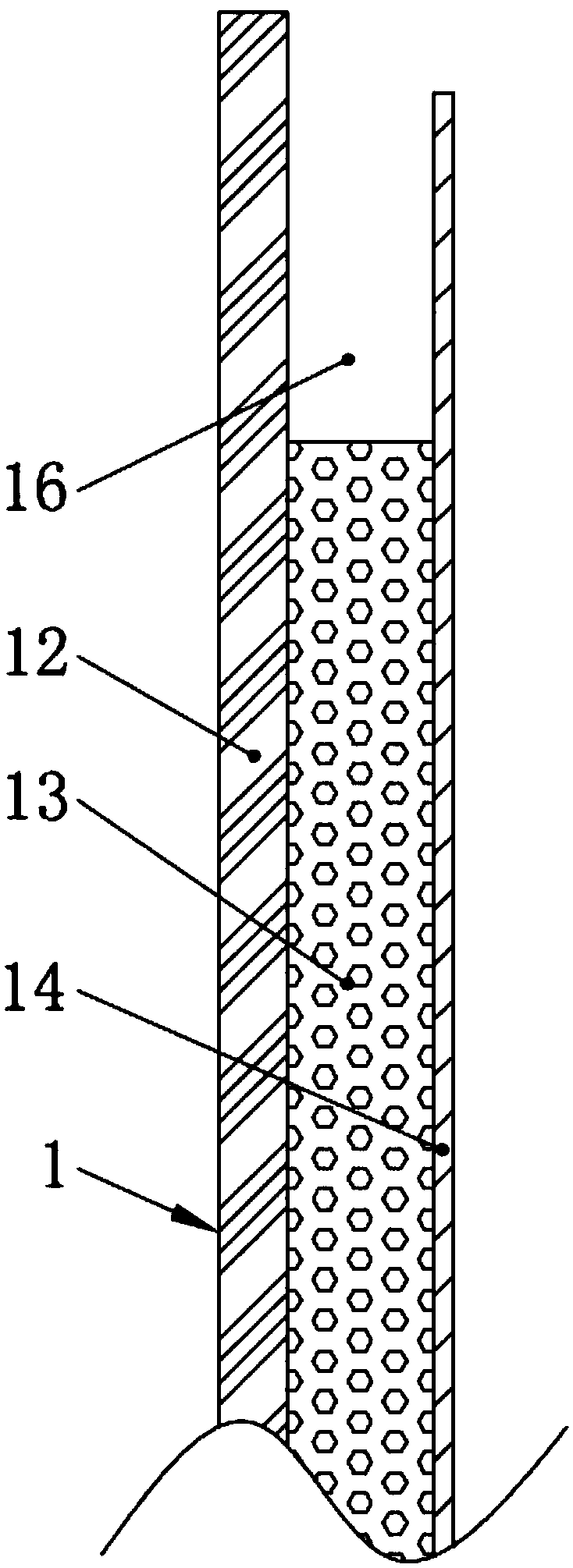 Ceramic integrated wall board close-joint installation structure used for flat wall surface