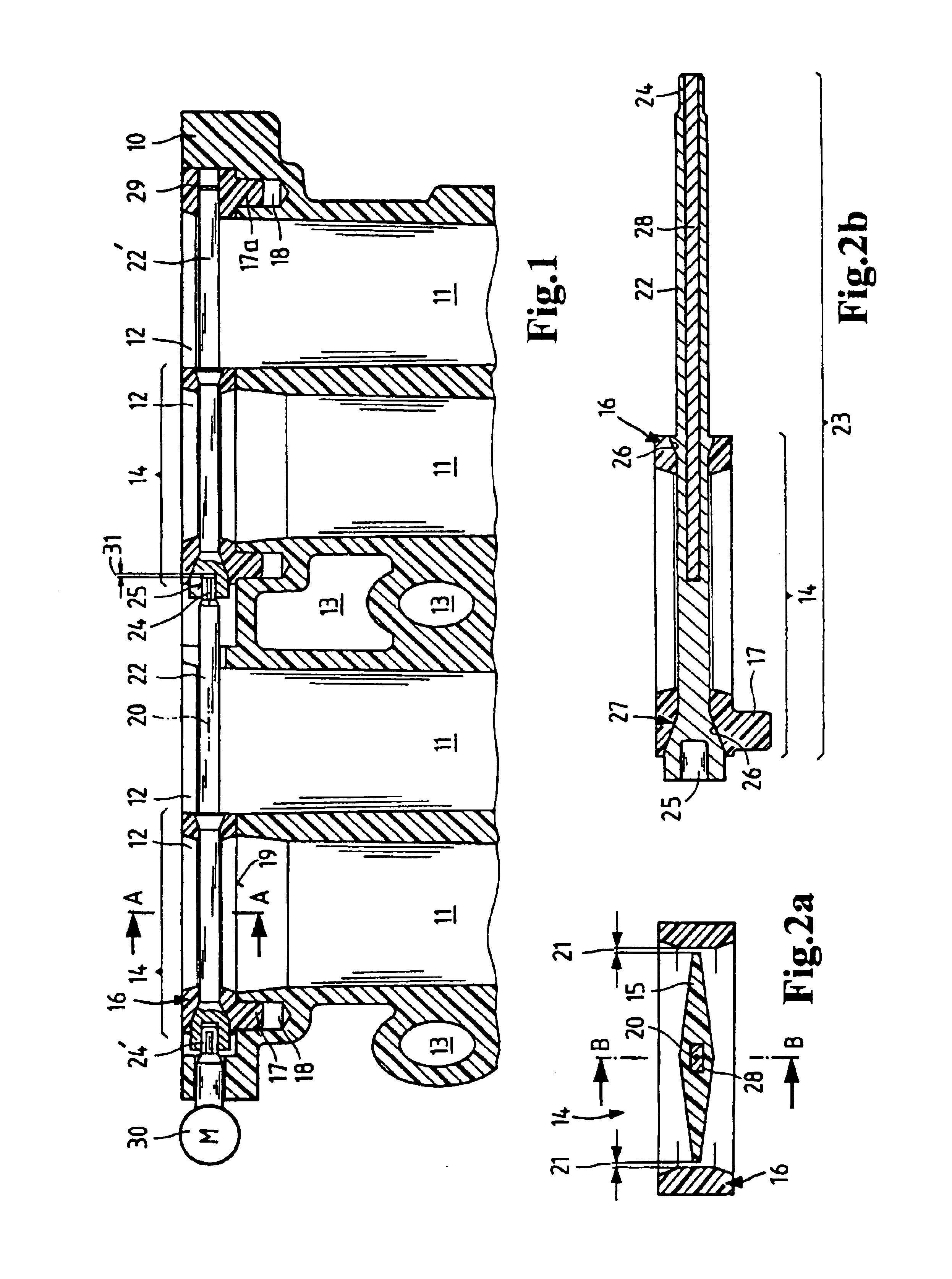 Control valve assembly of valve assembly-injection-molded control valves or modules