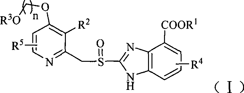 Benzimidazole derivative containing alkoxy substituted pyridine