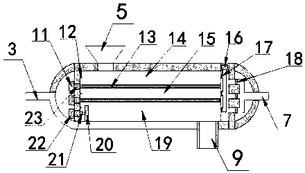 Internal-heat-type activated carbon activation furnace