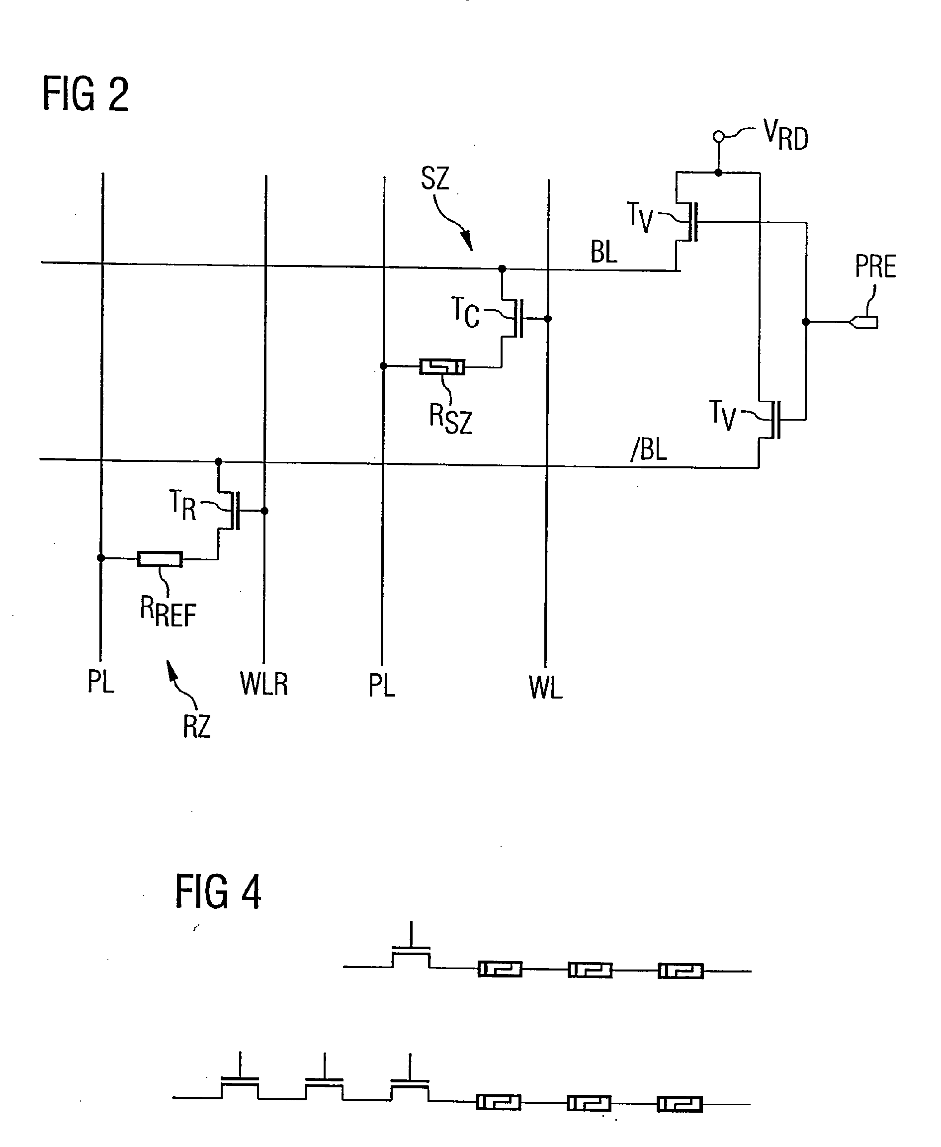 Memory with resistance memory cell and evaluation circuit