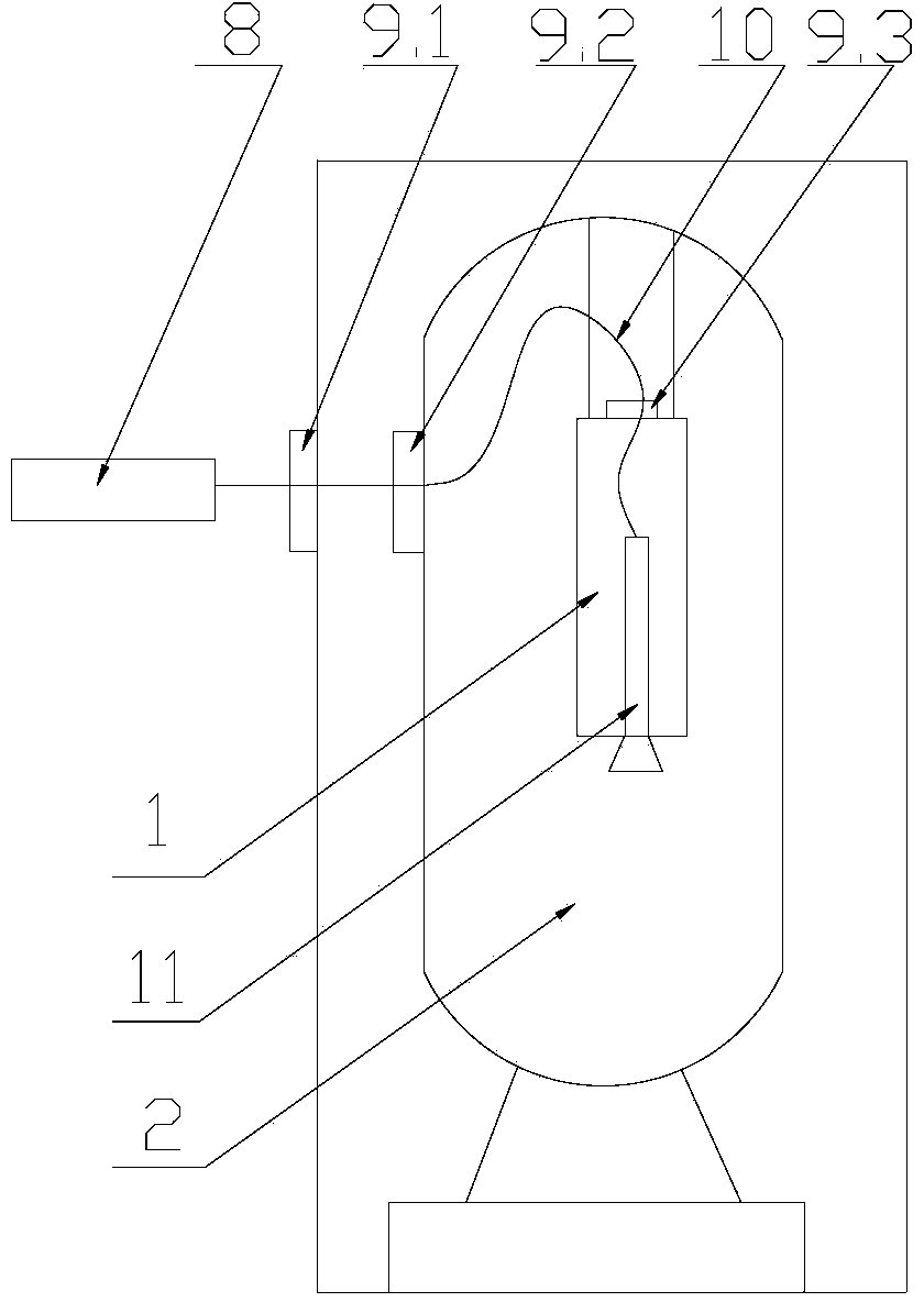 Leak rate detection apparatus and method for connection position of pressure control system and spacecraft sealed compartment