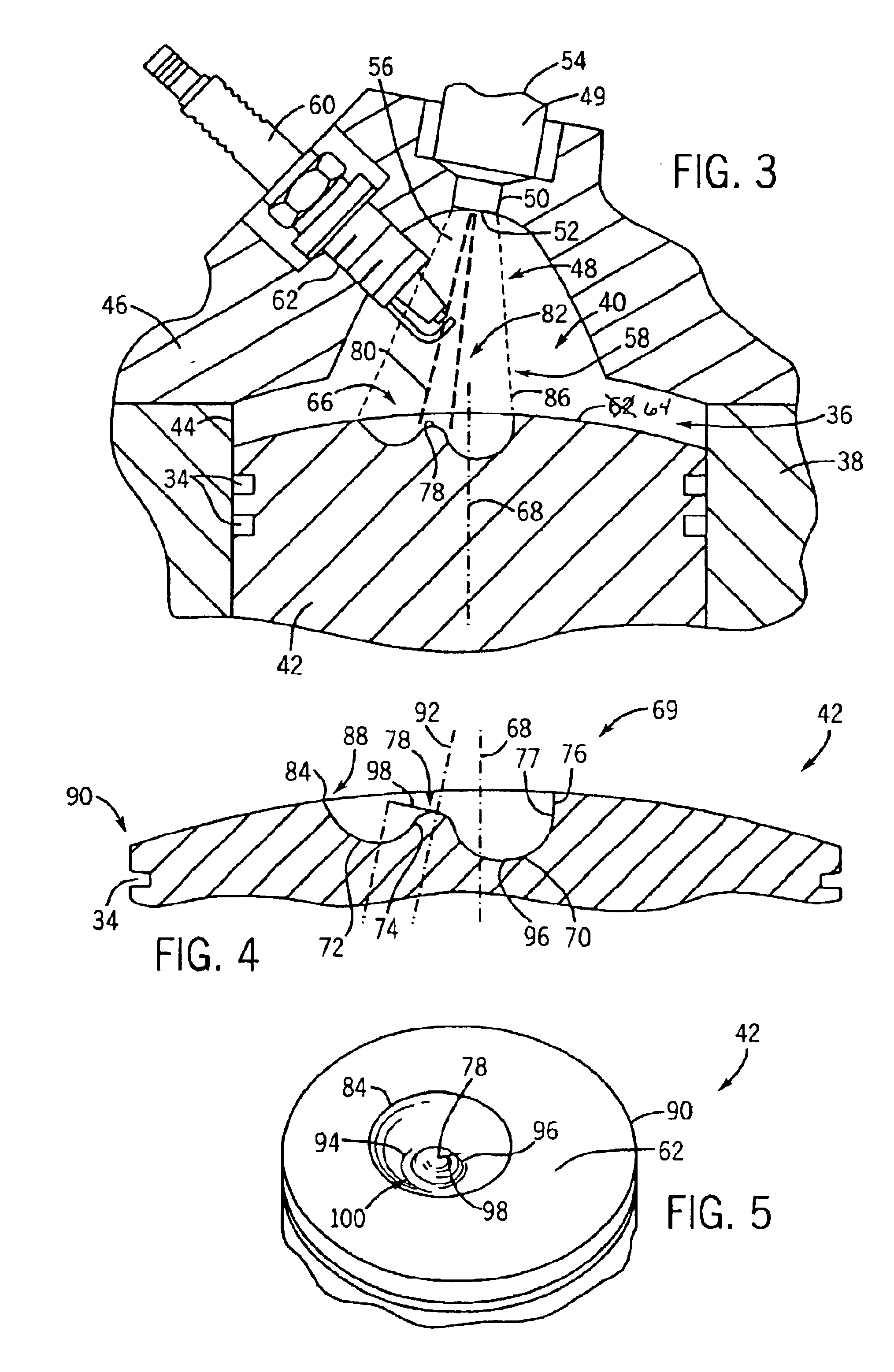 Piston for spark-ignited direct fuel injection engine