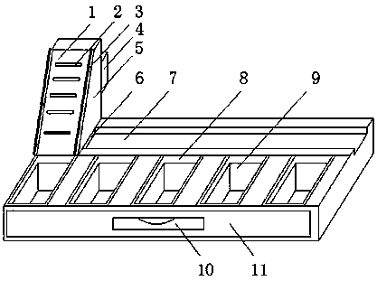 Label receiving device