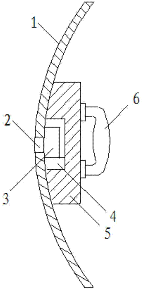 Laser dazzling shield