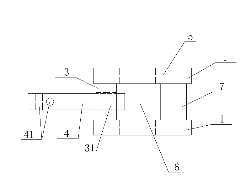 Device for correcting butt joint 'II-shaped' misalignment of flat-bulb steel
