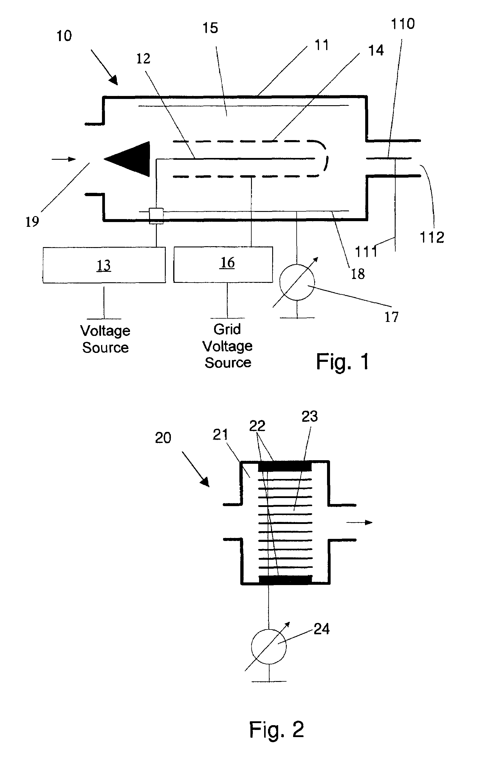 Method and device for the measurement of the number concentration and of the average diameter of aerosol particles