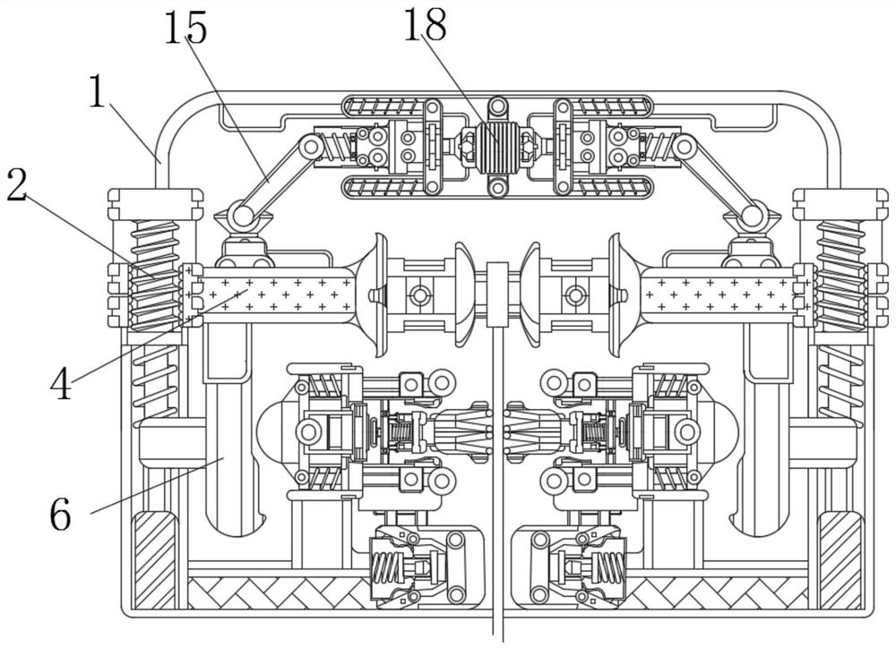 Device for automatically scraping ramie skin and preventing green peels from influencing processing effect