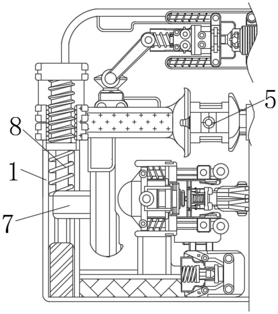 Device for automatically scraping ramie skin and preventing green peels from influencing processing effect