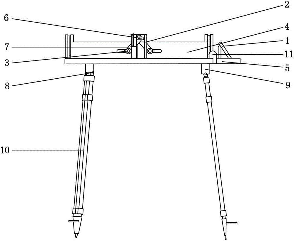 Automatic inclination measurement device for precast pile with rectangular or hollow rectangular cross section