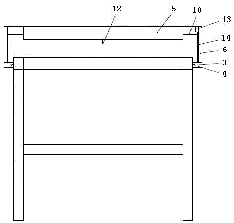 Cutting device for hollow fabric prepreg
