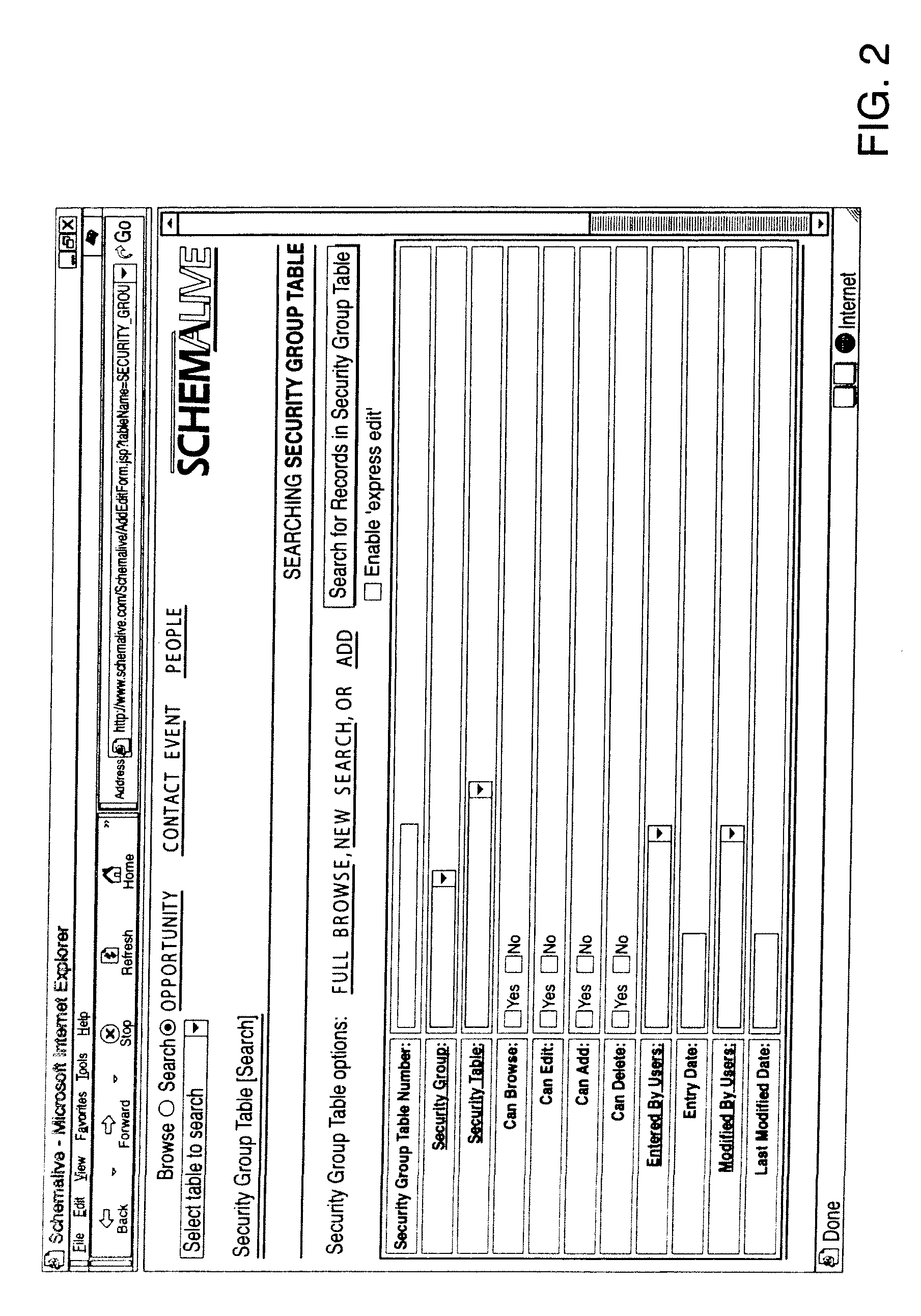 System and Method for Generating Automatic User Interface for Arbitrarily Complex or Large Databases