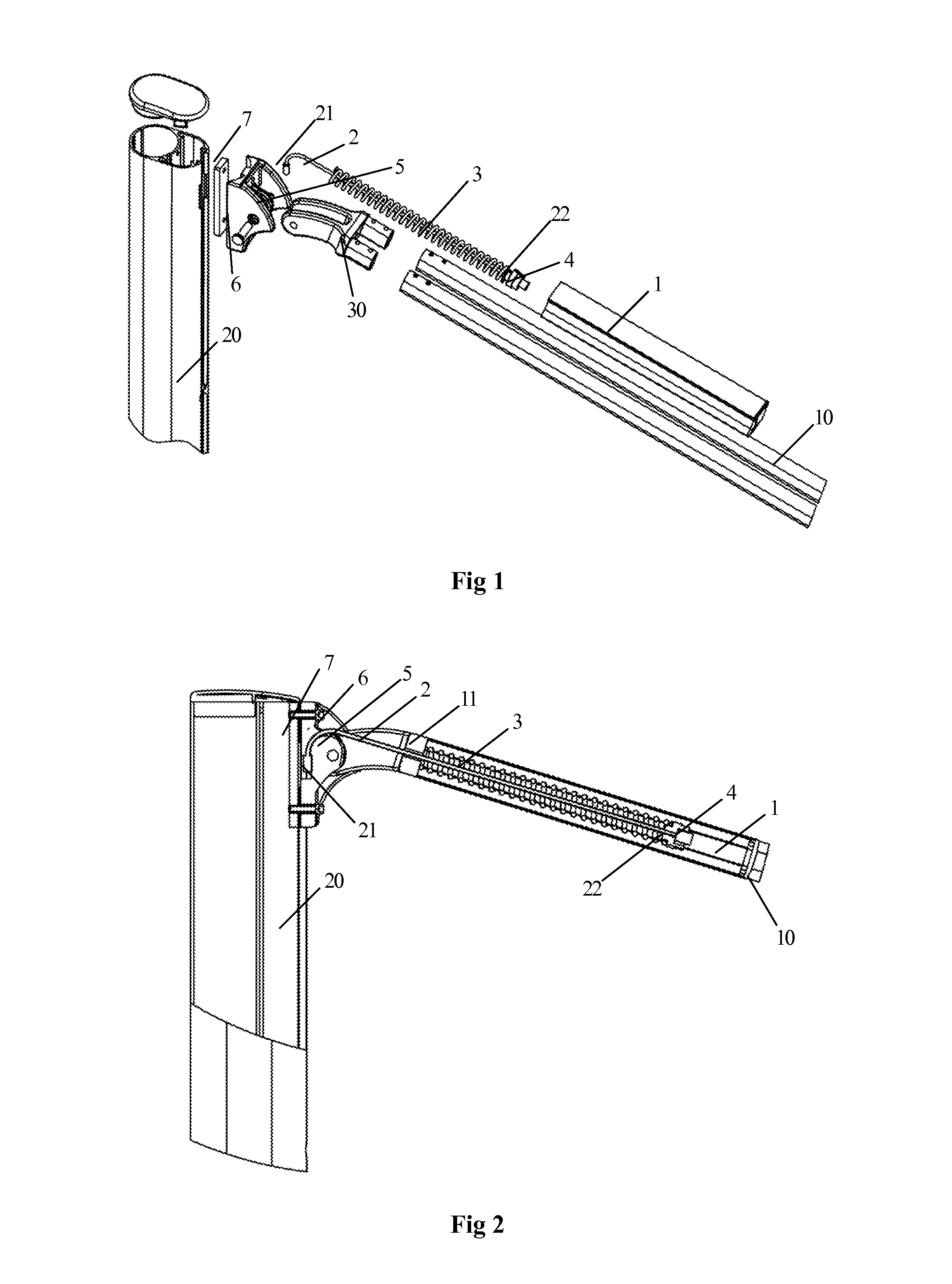 Laborsaving mechanism for unfolding sunshade